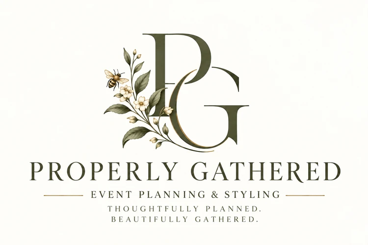 Properly Gathered. Event planning and styling. Thoughtfully planned. Beautifully gathered.